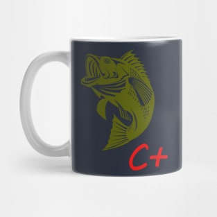 I caught a sea bass! oh wait.. its atleast a C+ Mug